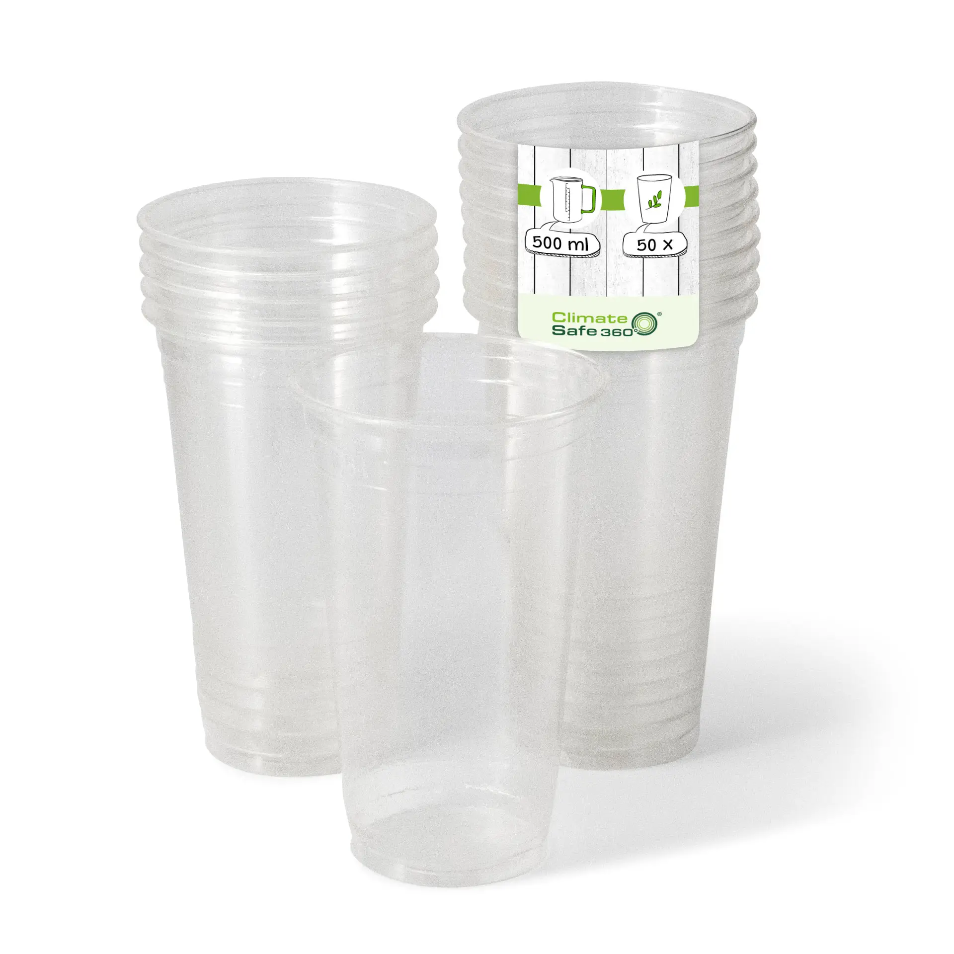 20 oz PLA clear cups, Ø 95 mm