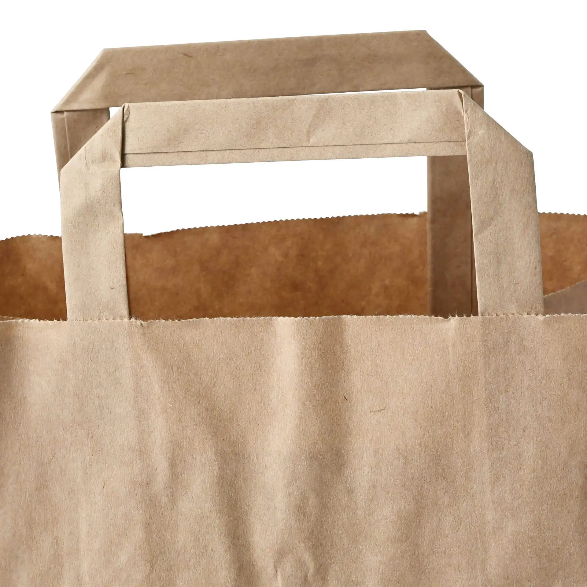 Recycling paper-carrier bags L, 26 x 17 x 25 cm, brown