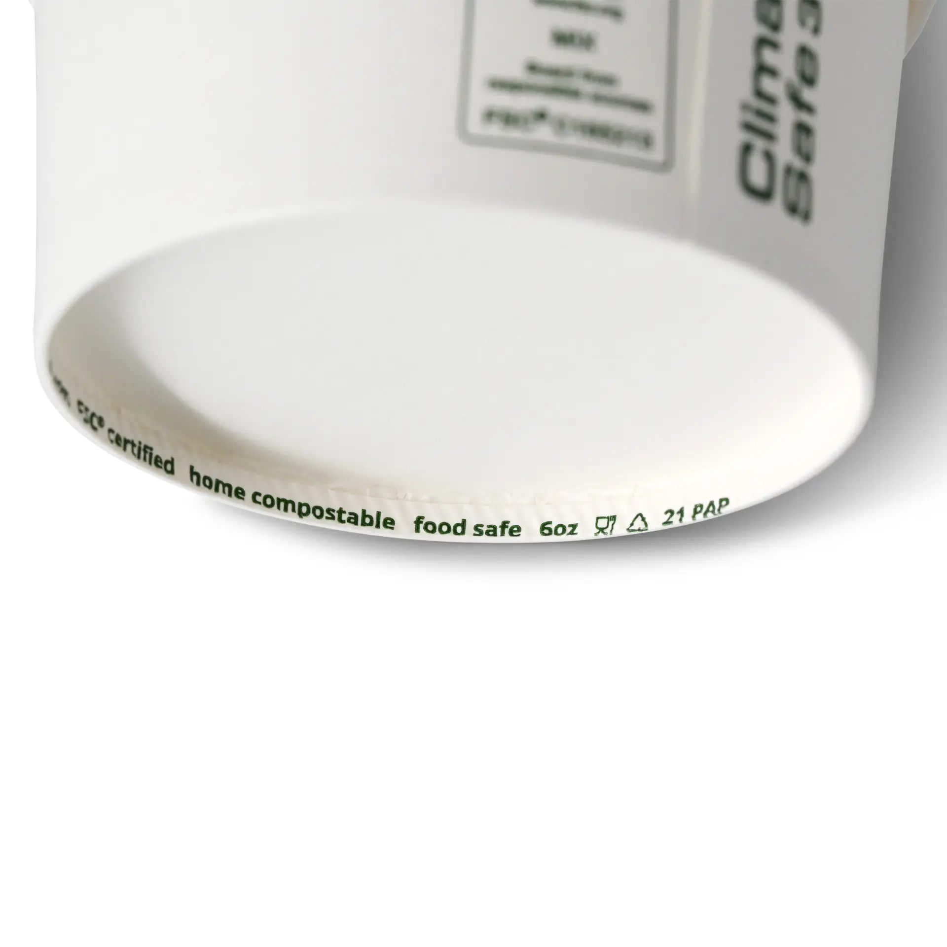 6 oz, max. 7.5 oz Paper Ice Cream Cups S, Ø 92 mm, white