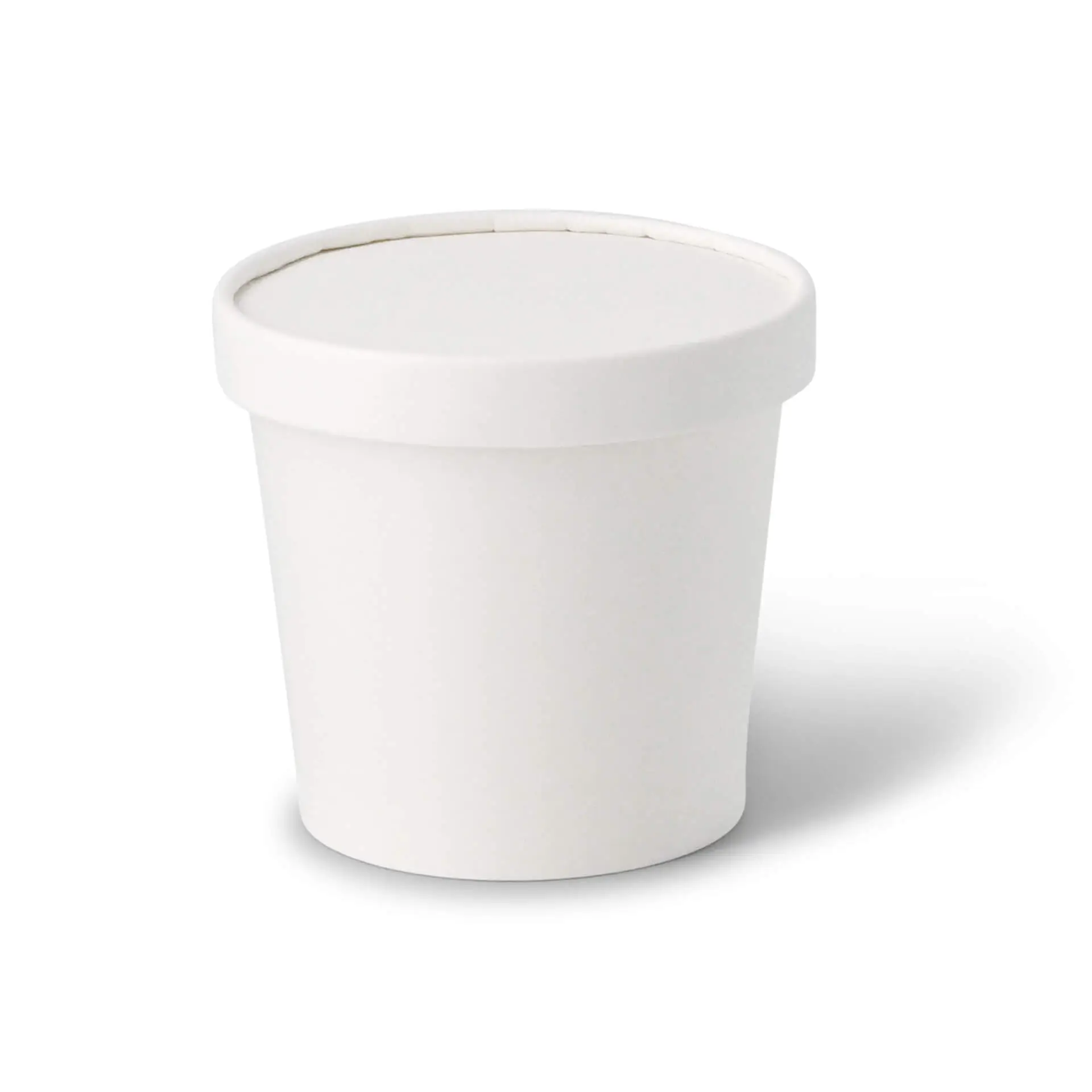 Cardboard-lids Ø 92 mm, white (for ice cream cups)