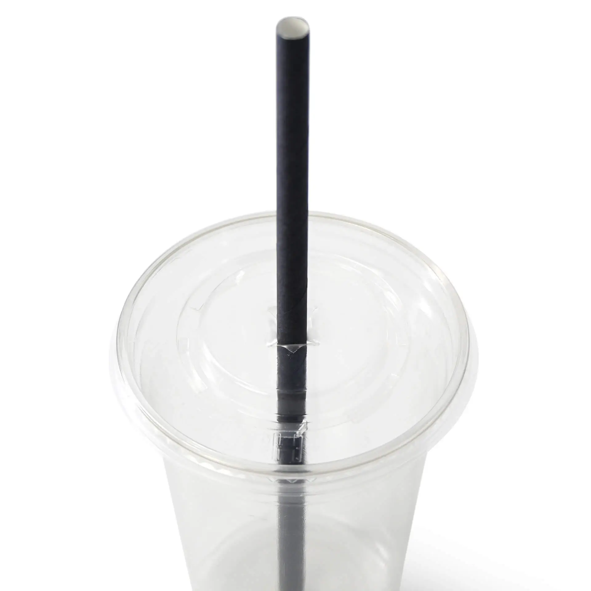 23 cm, Ø 0.8 cm Paper-jumbo-straws, black