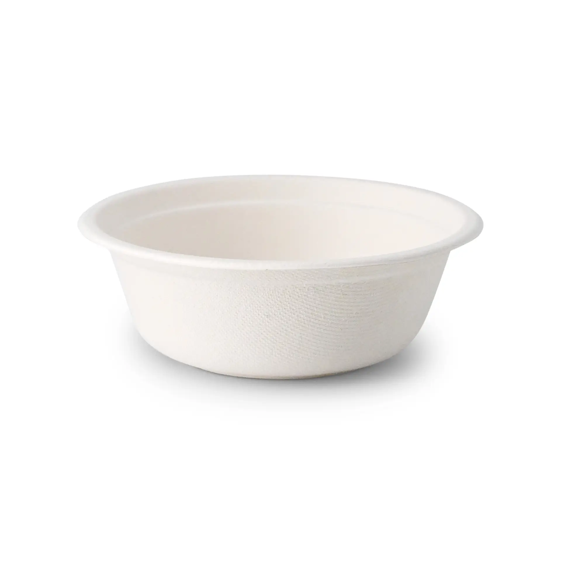 Sugarcane-bowls 500 ml, white, round