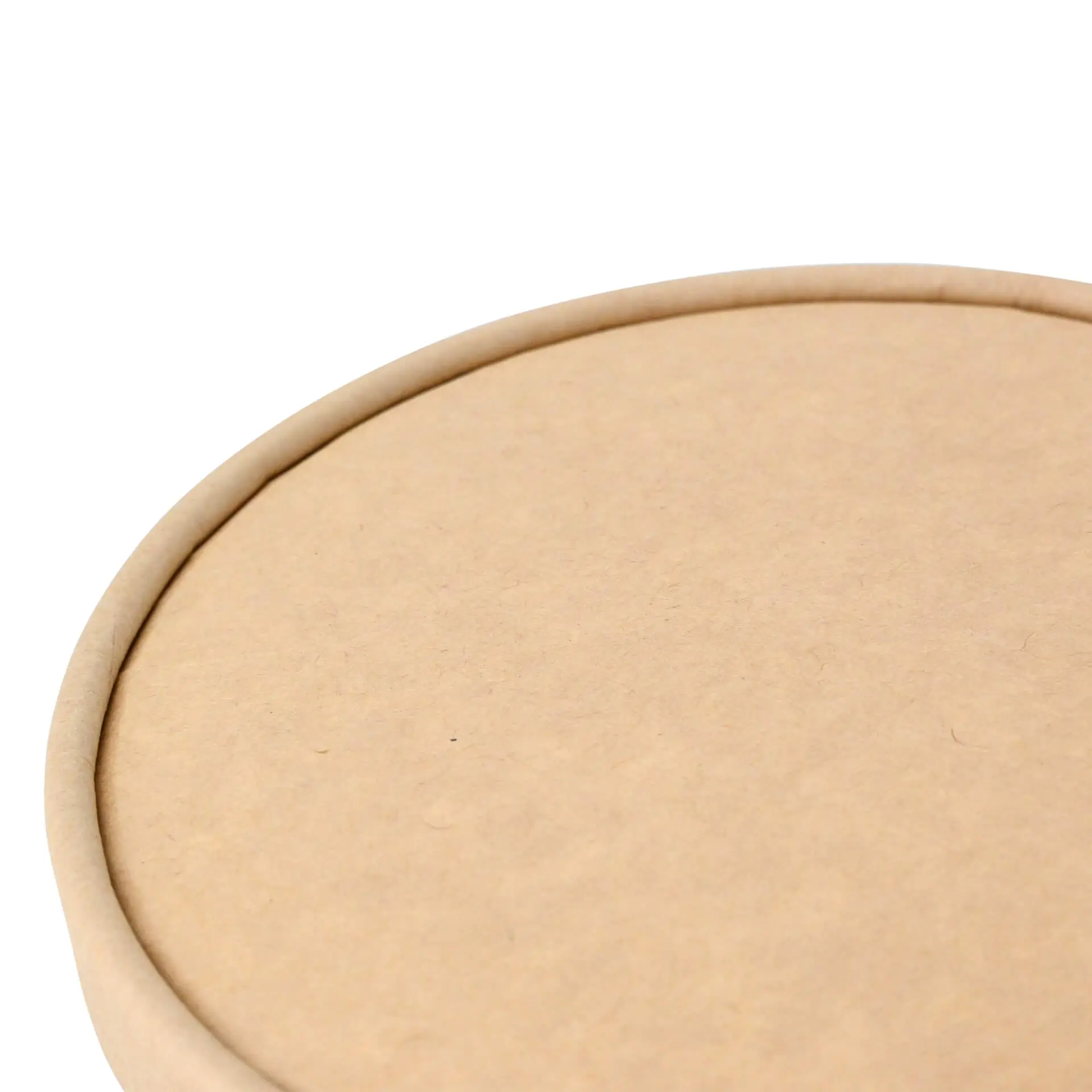 Cardboard-lids Ø 150 mm, brown, PLA-coated