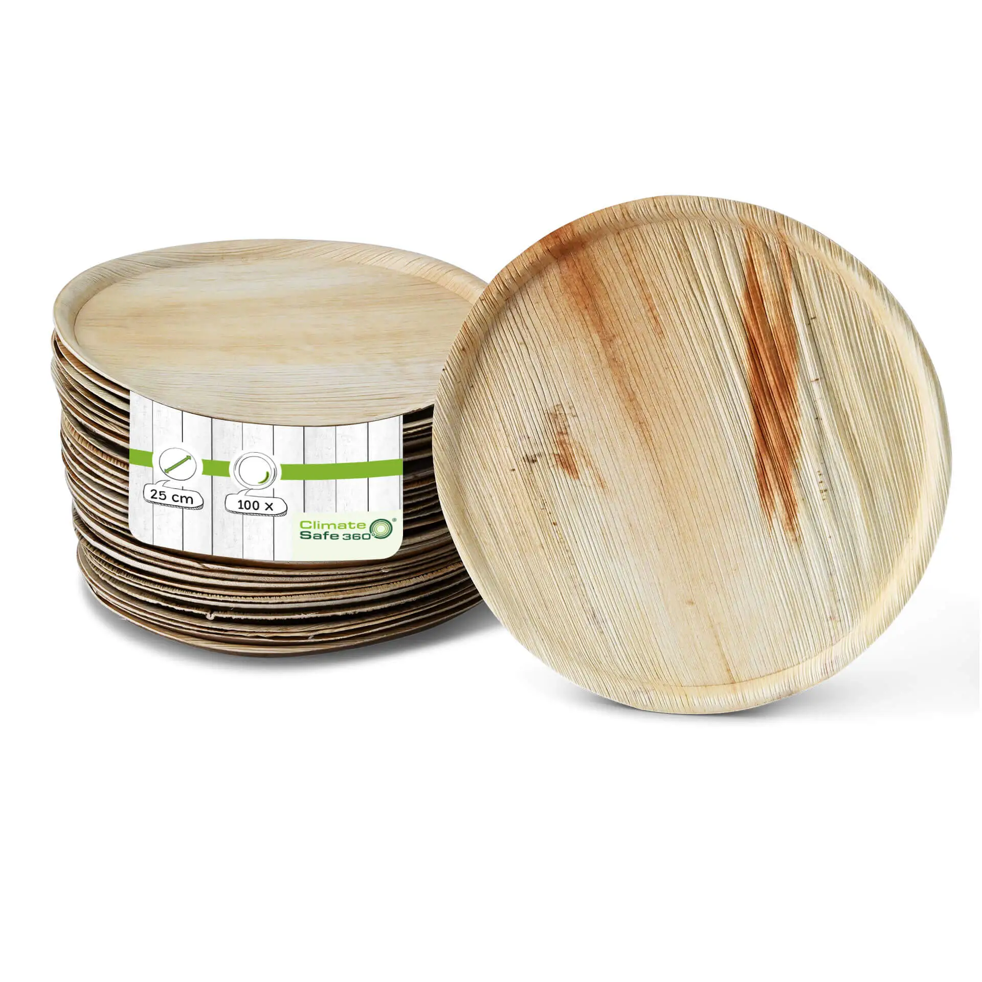 Palm Leaf Pizza Plate "Palmware®" Ø 25 cm, round