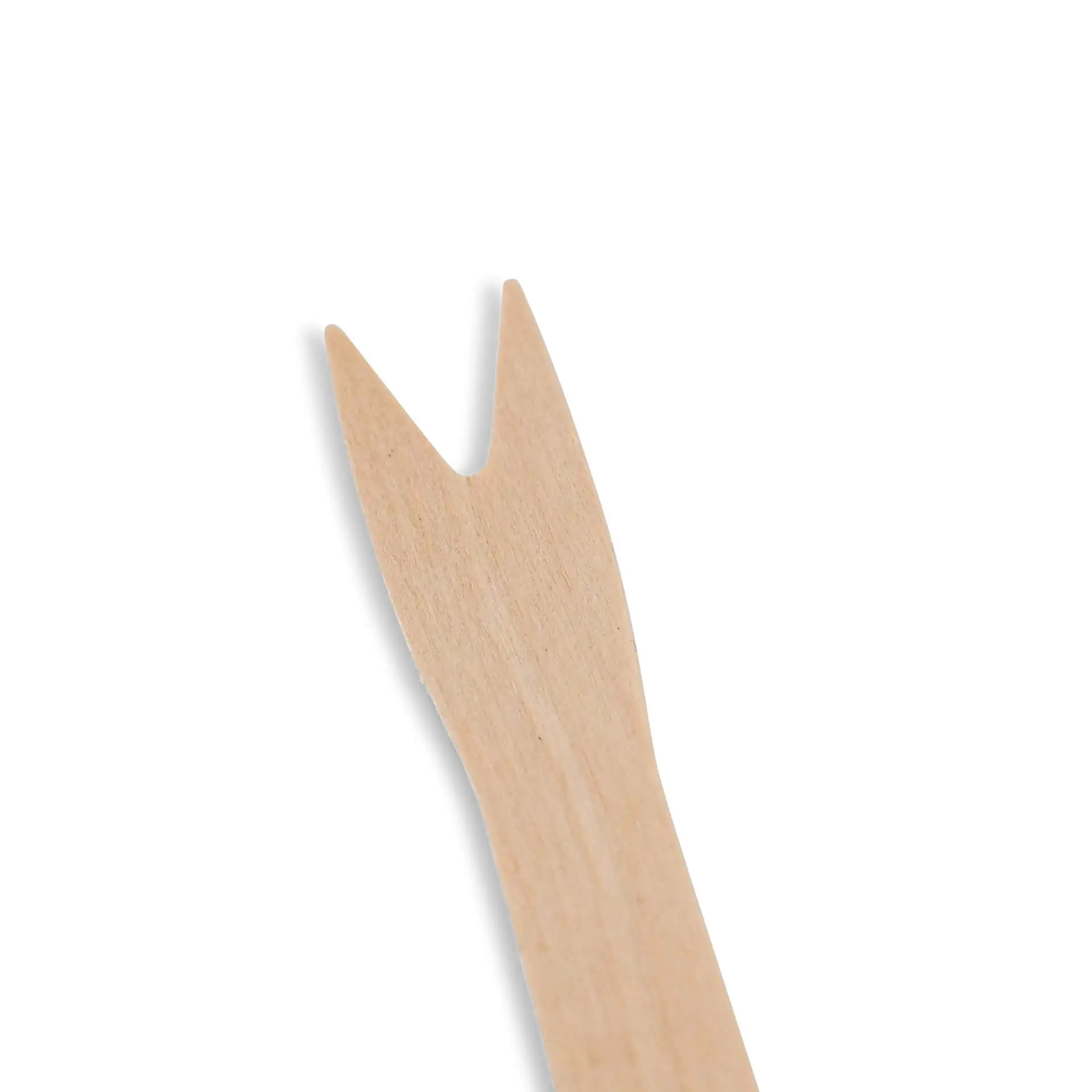 Wooden-chip forks, 8.5 cm