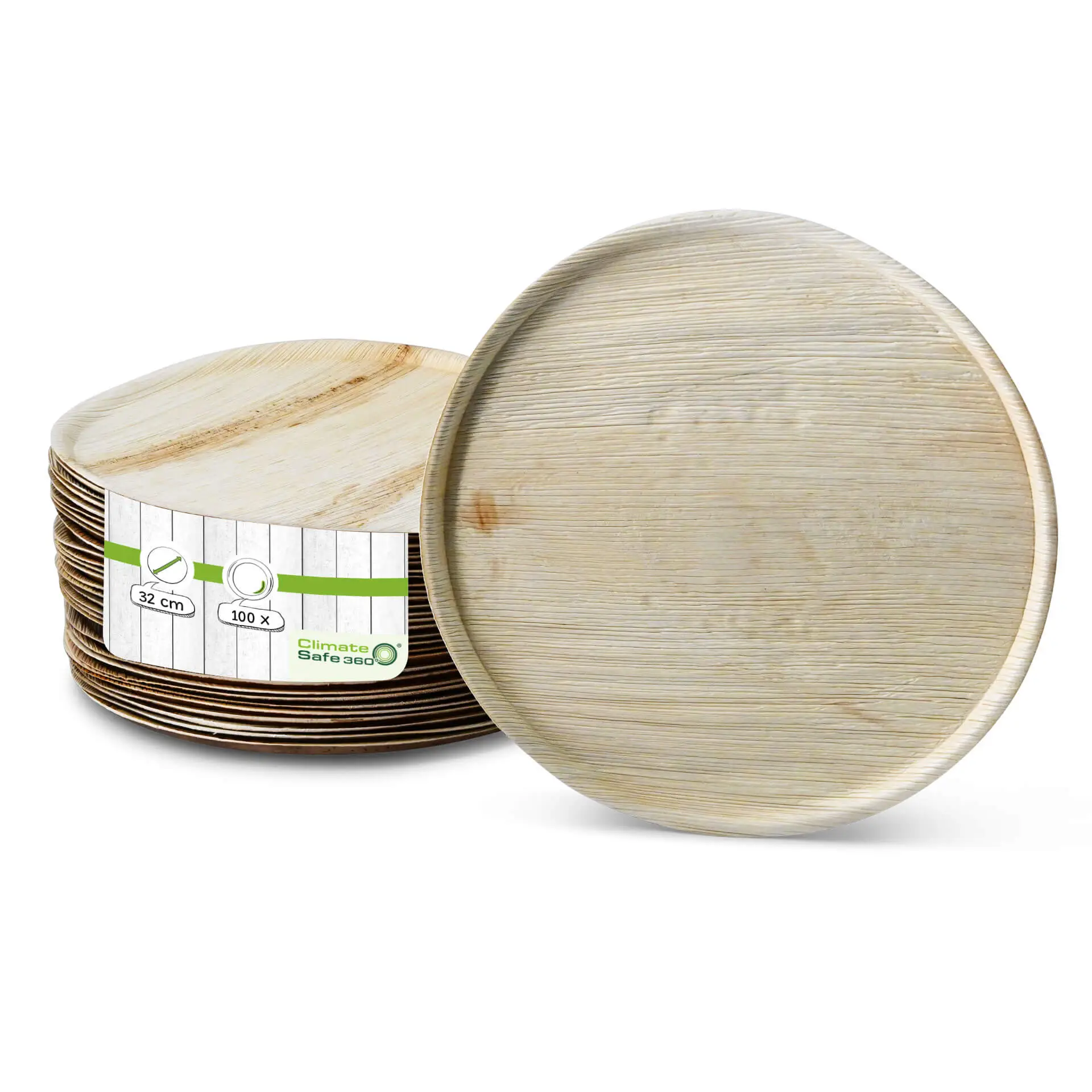 Palm Leaf Pizza Plate "Palmware®" Ø32 cm, round