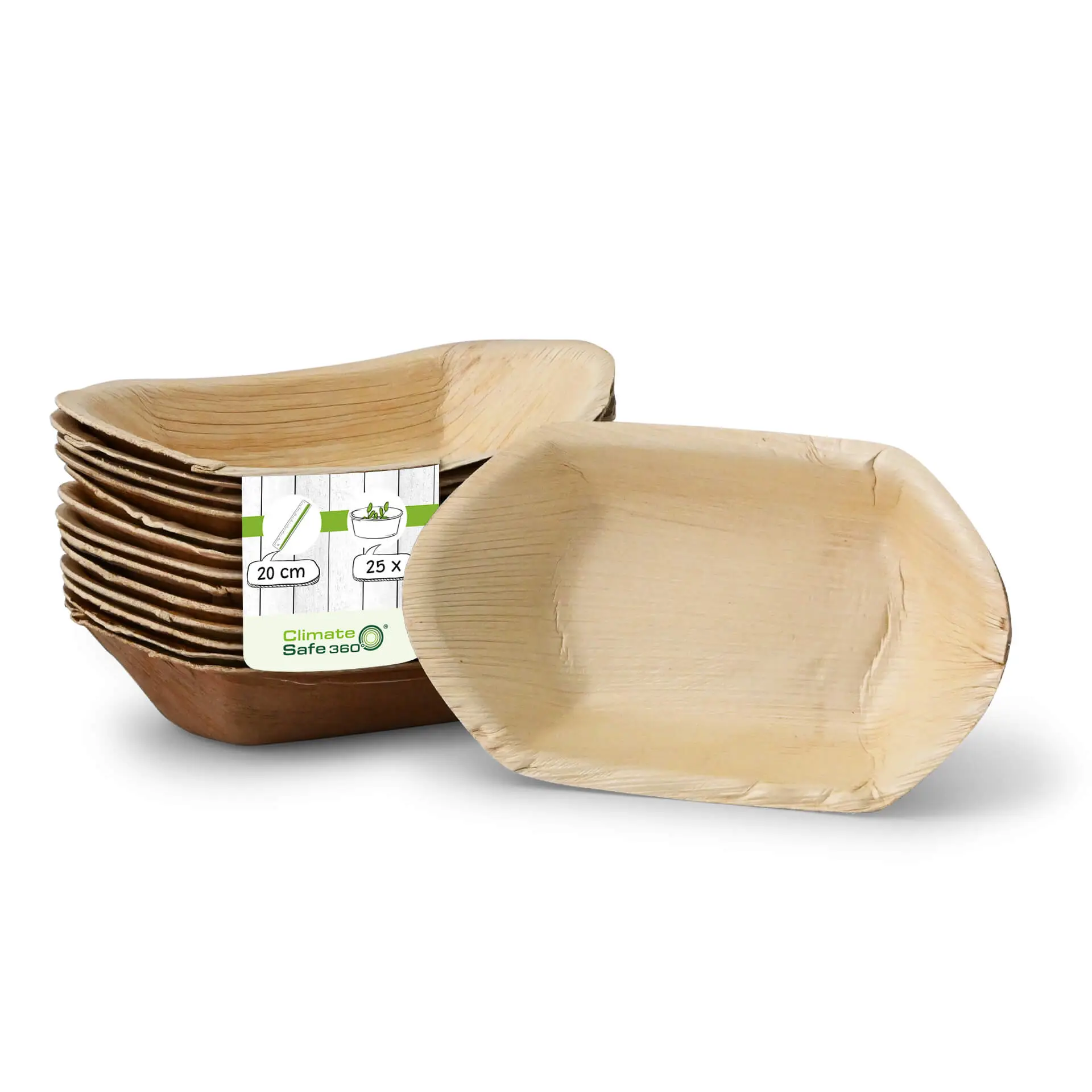 Palm leaf boat "Palmware®" 20 cm