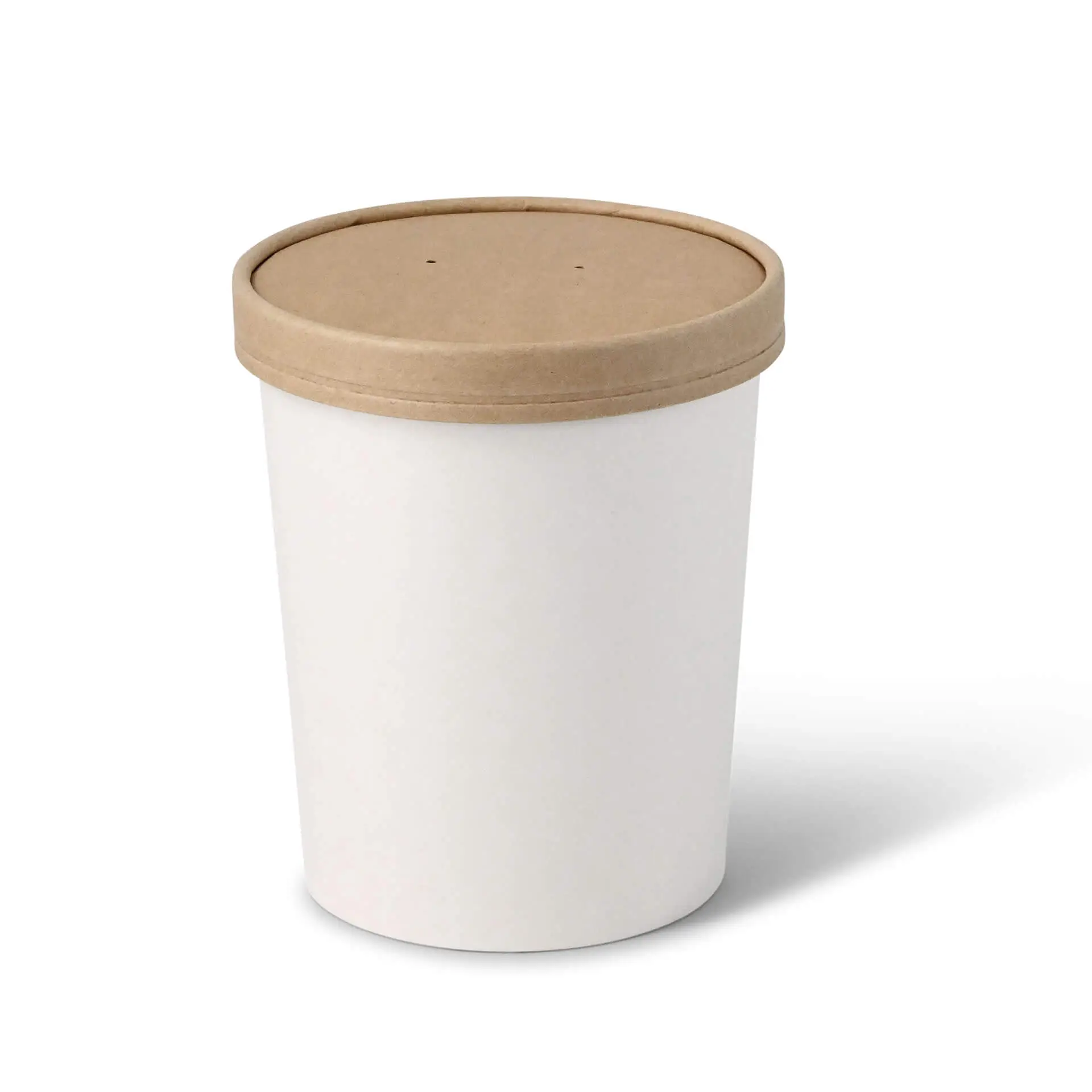 32 oz Cardboard Soup cups (Premium), Ø 115 mm, white