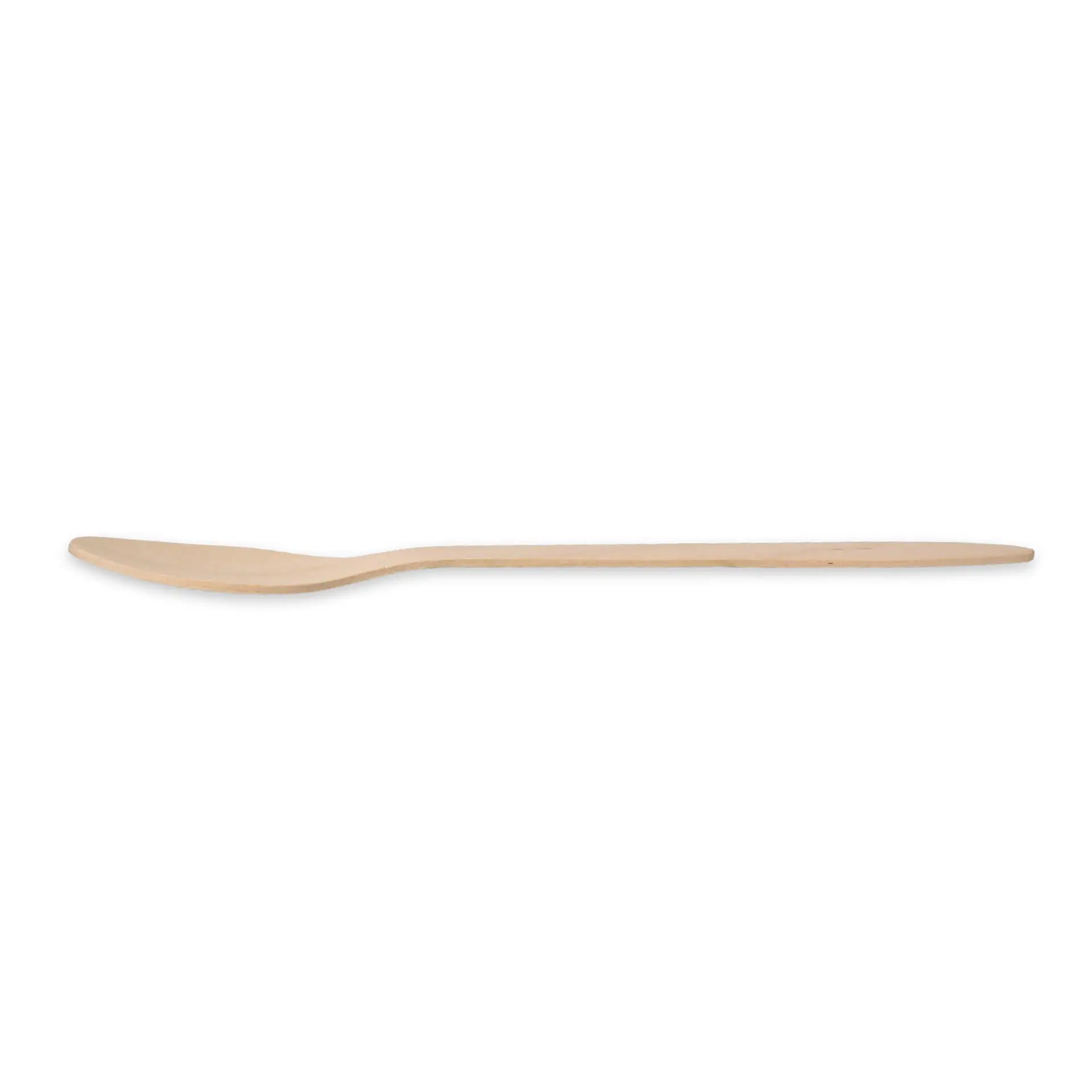 Dessert wooden spoon 18 cm, bio-coated