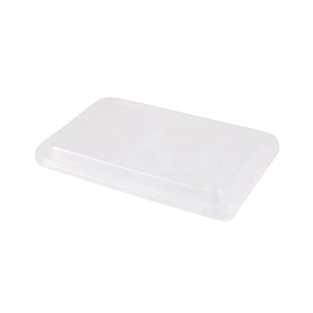 PP-lids 17 x 12 cm, clear, rectangular