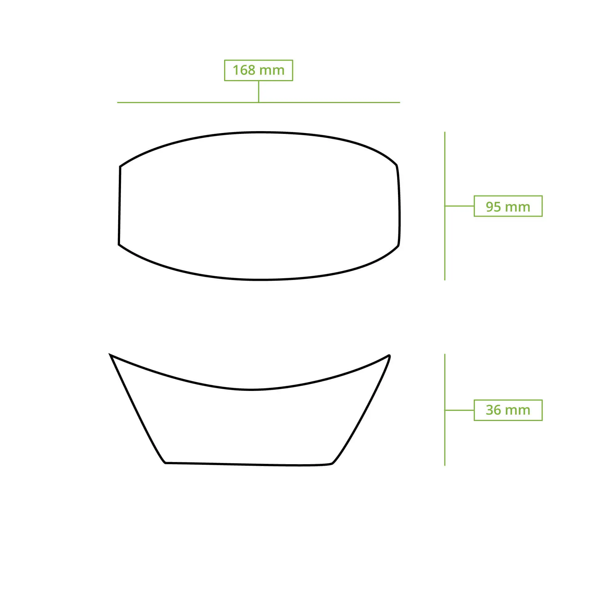 Wooden boats 17 cm