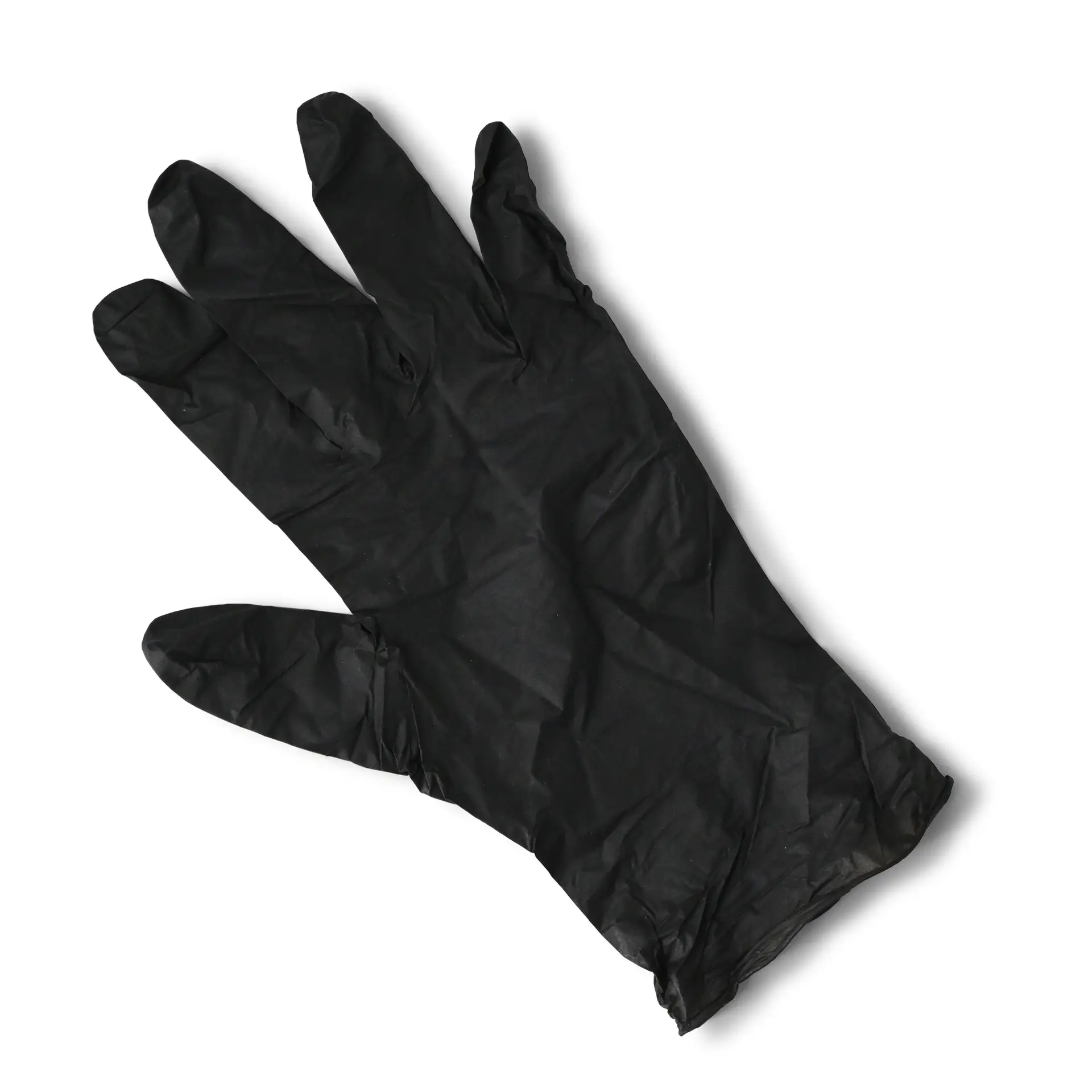 Nitrile gloves, black, size M, powderfree