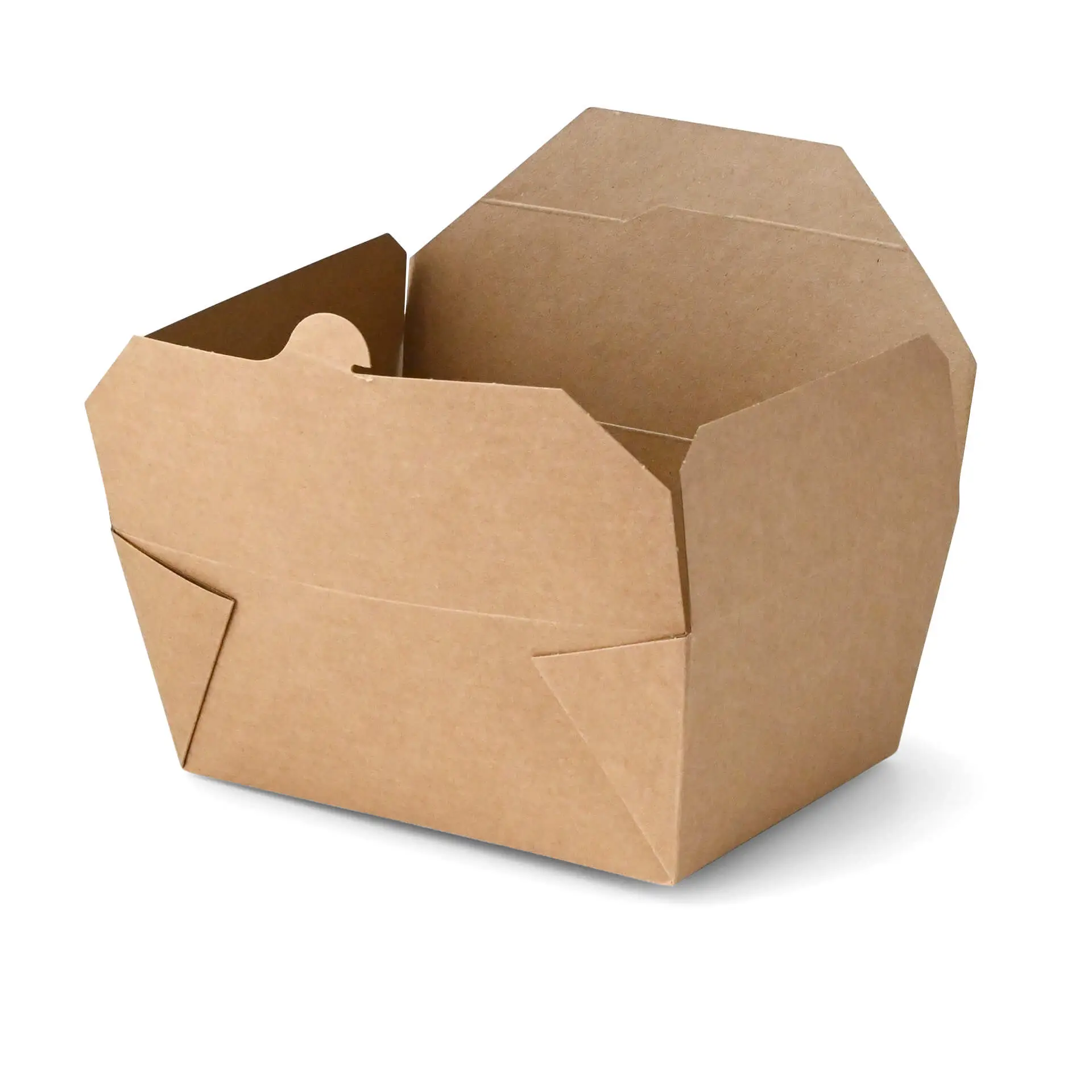 Take-away boxes made of cardboard 2500 ml, brown