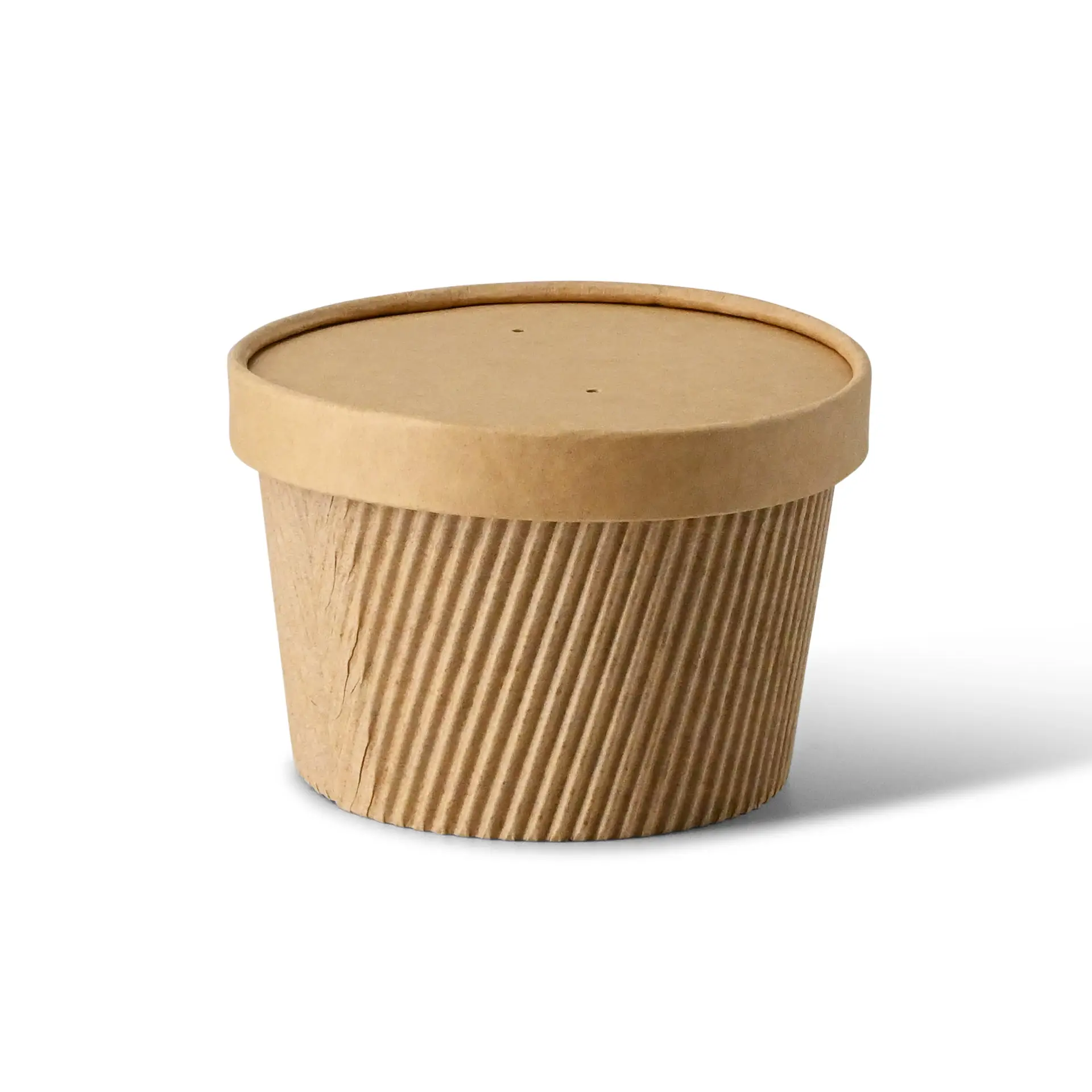 Cardboard-membrane-lids Ø 115 mm, brown