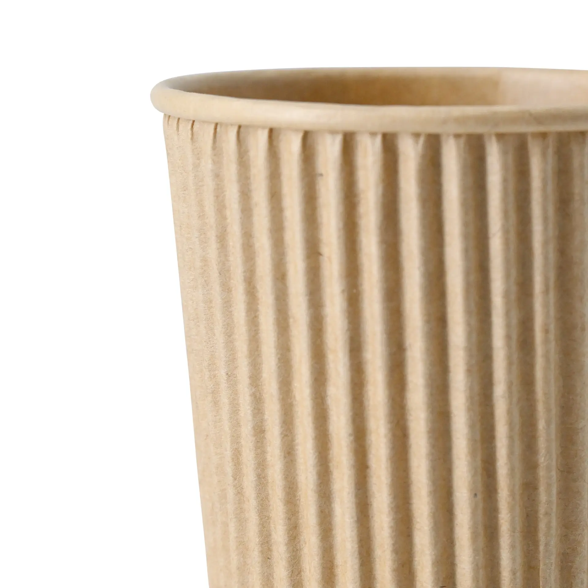 4 oz Ripple cups / Coffee cups, Ø 62 mm, kraft