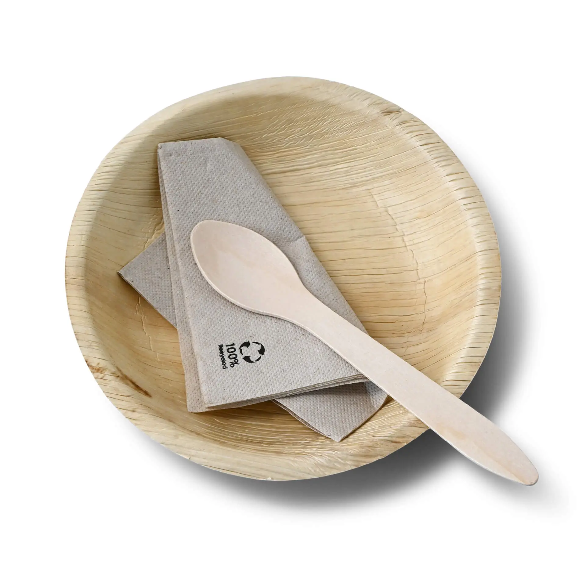 Palm leaf plate "Palmware®" Ø 18 cm, deep, round