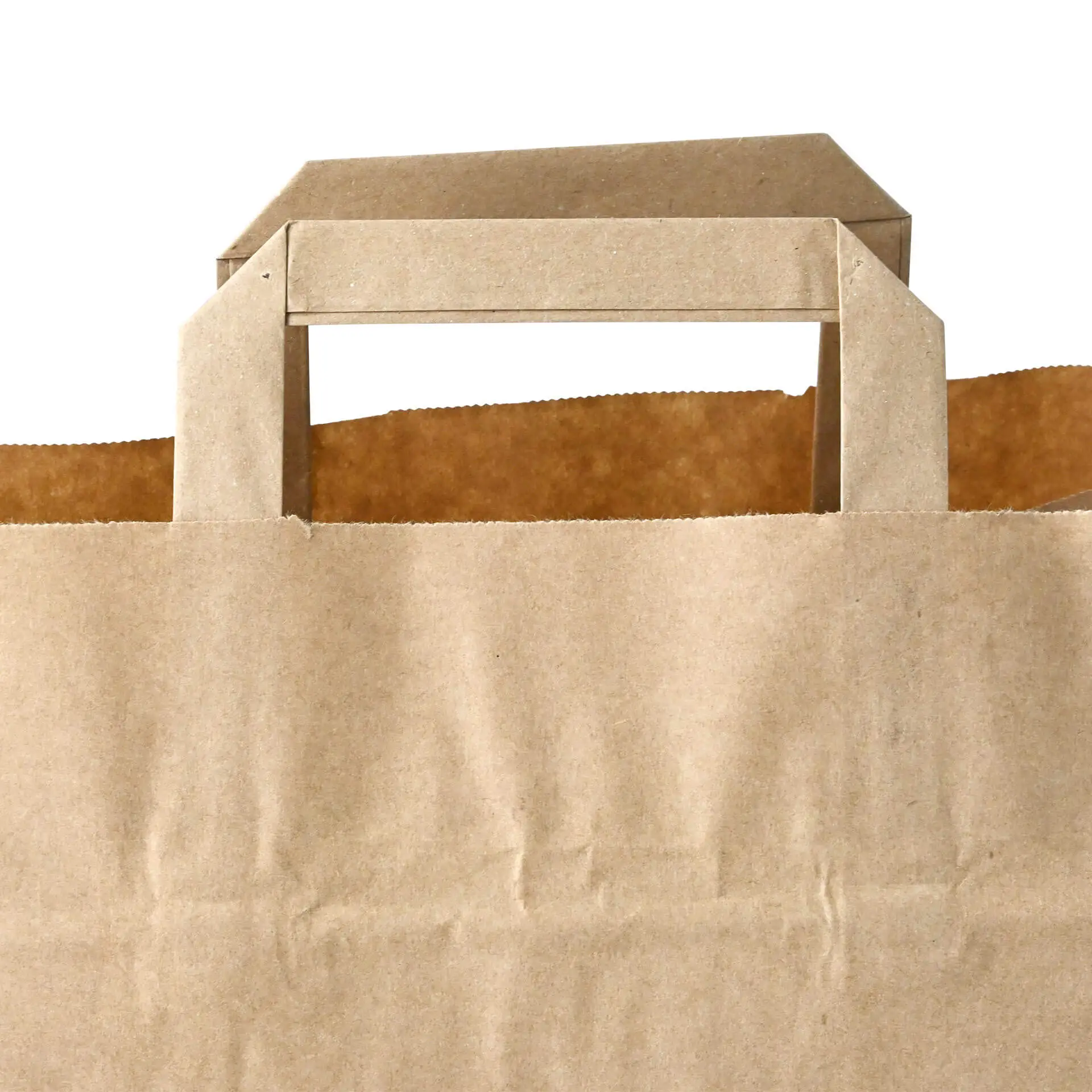 Recycling paper-carrier bags XXL, 32 x 21 x 27 cm, brown