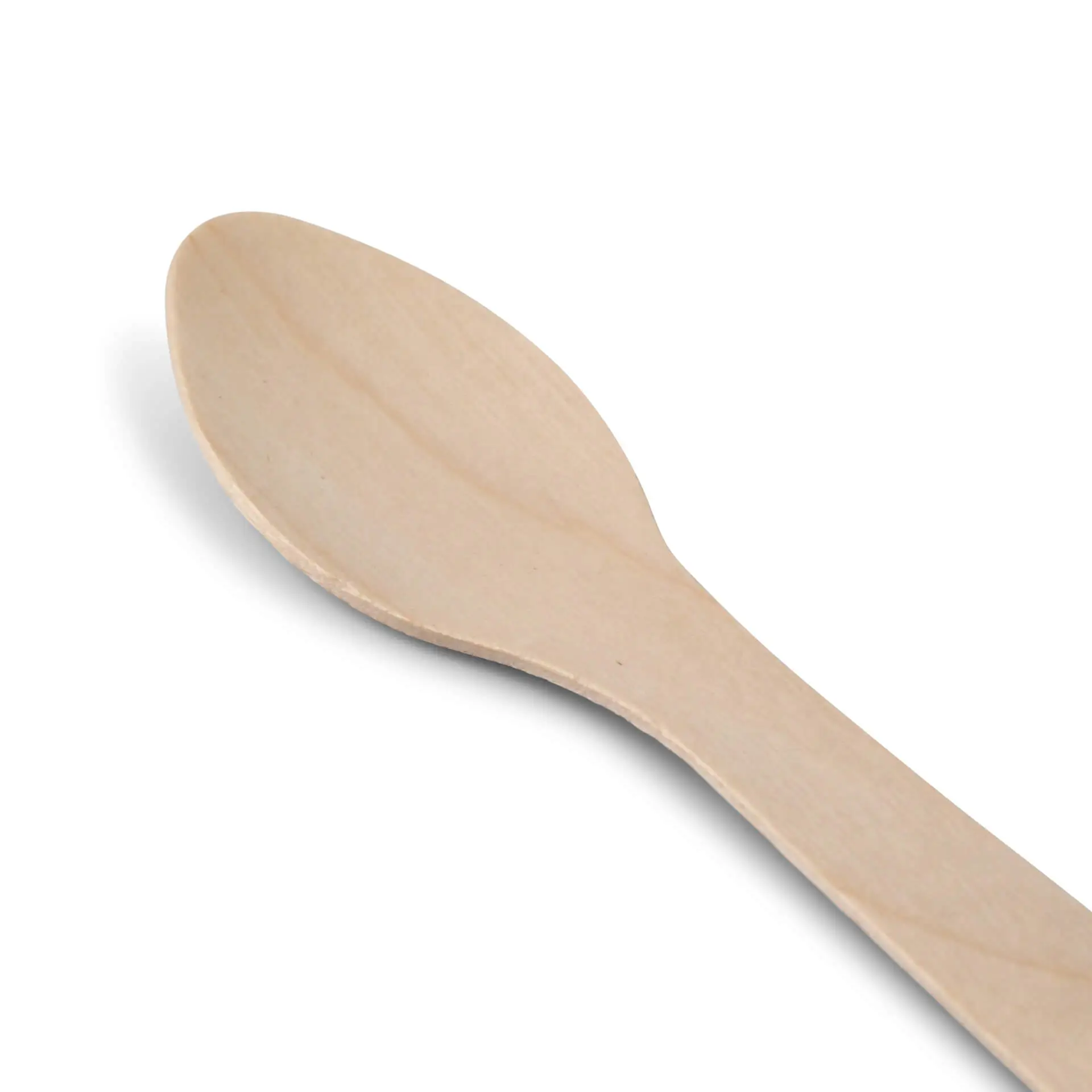 Dessert wooden spoon 18 cm, bio-coated