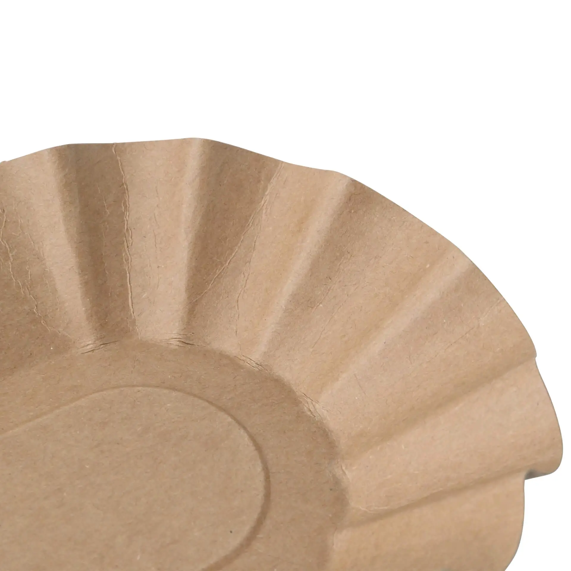 Paper food trays 19.5 x 11 x 3 cm, kraft, oval