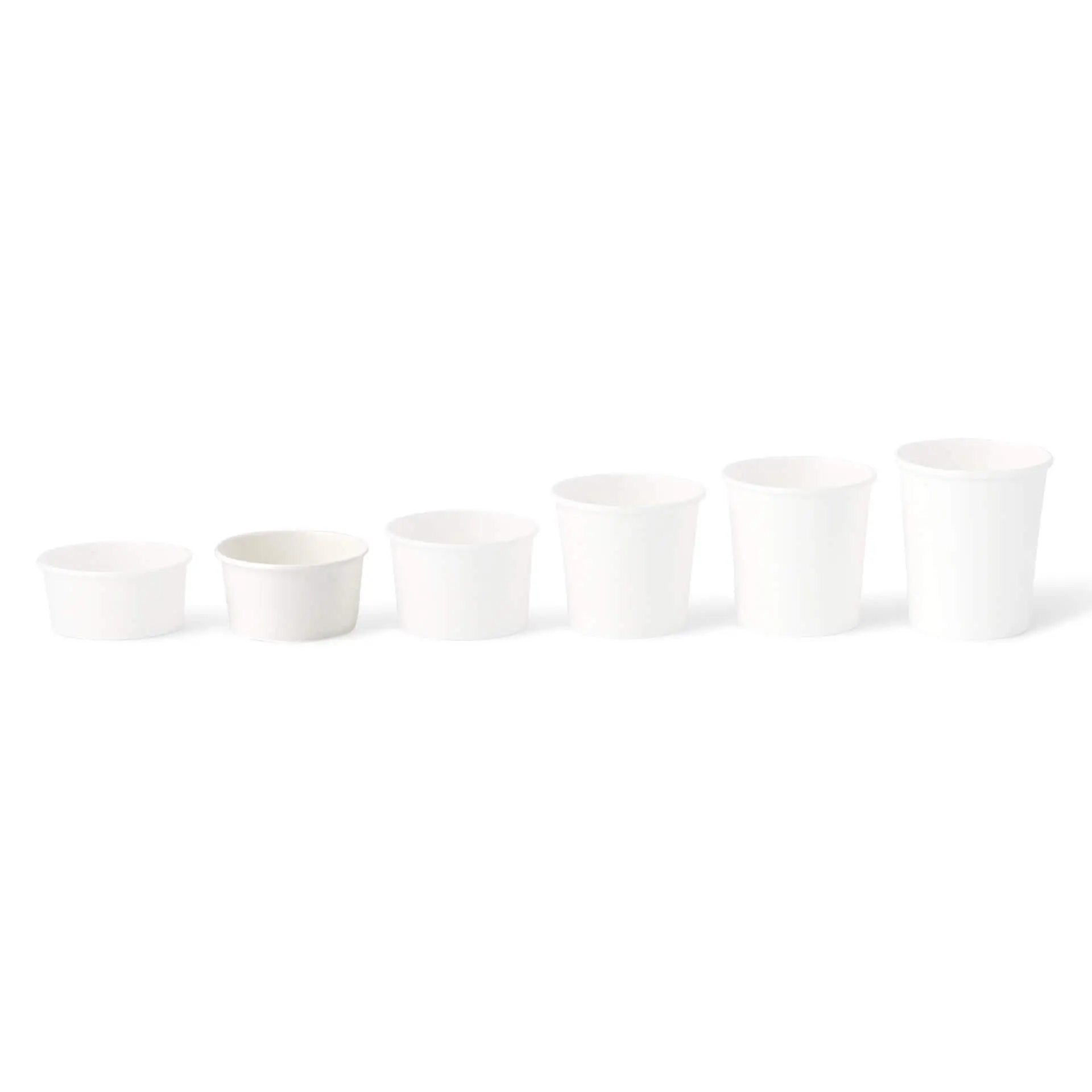 6 oz, max. 7,5 oz Paper-ice-cream cups S, Ø 92 mm, white