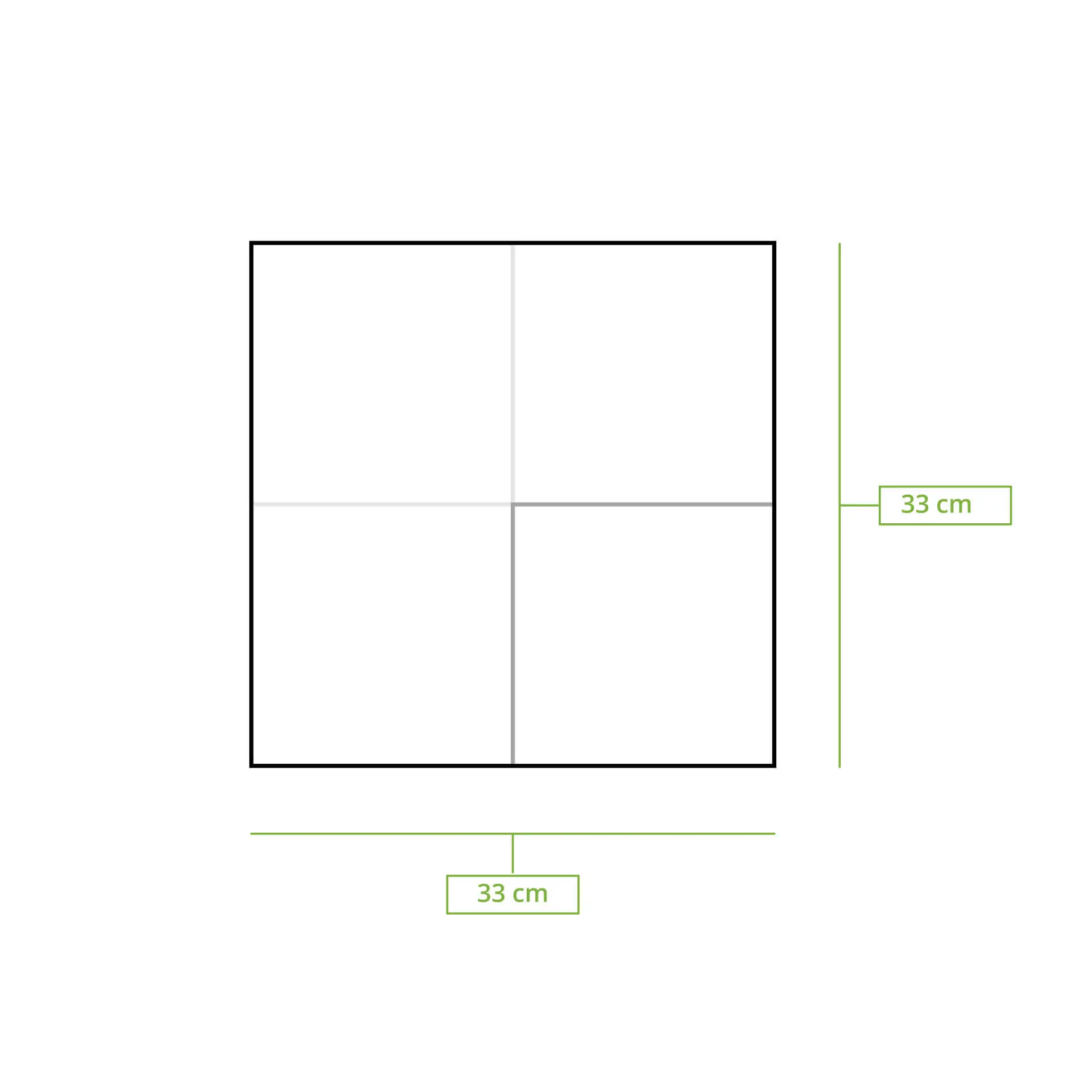 Servietten aus Recyclingpapier, 33 x 33 cm, 2-lagig, 1/4 Falz, braun