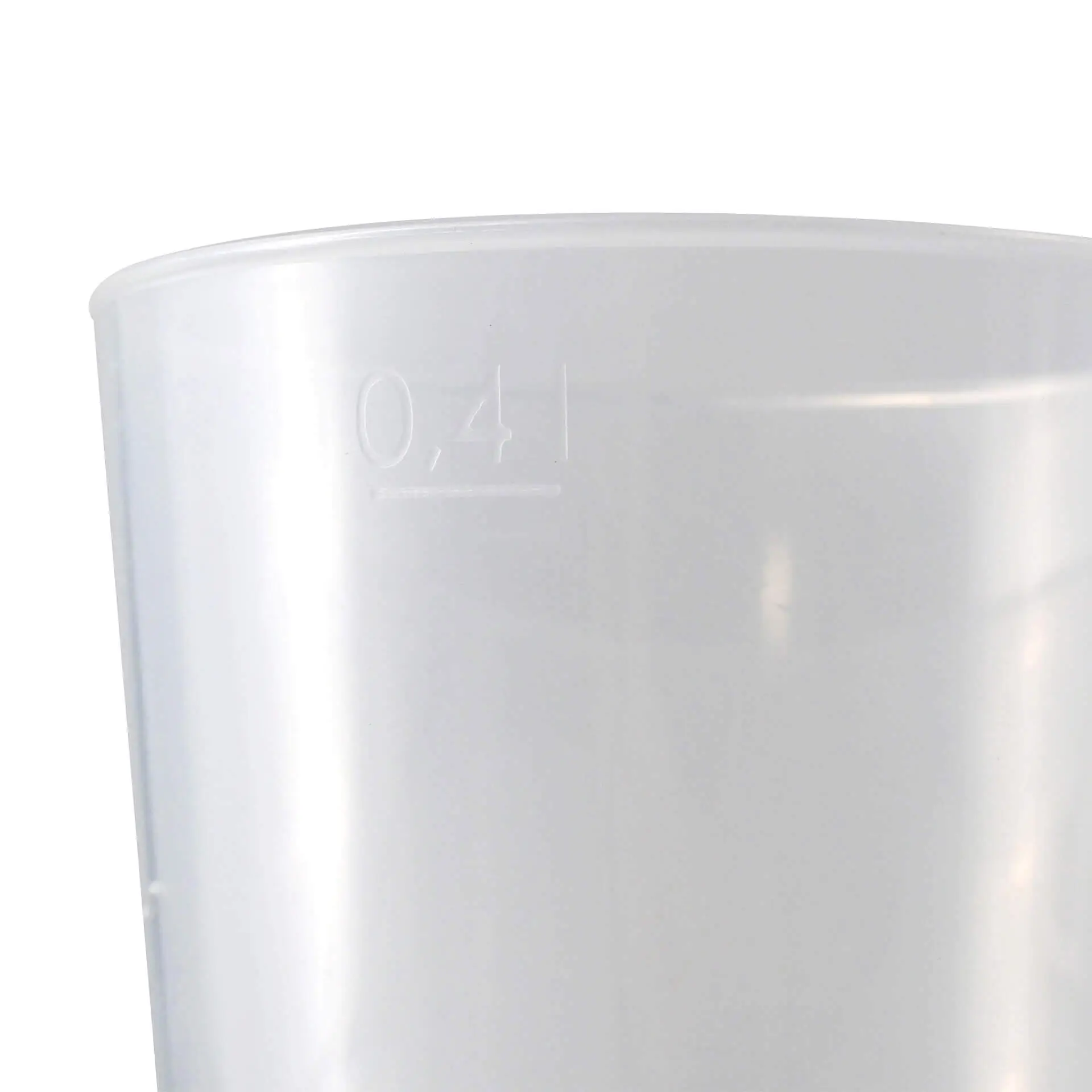 14 oz,  Ø 85 mm Reusable cup PP, transparent