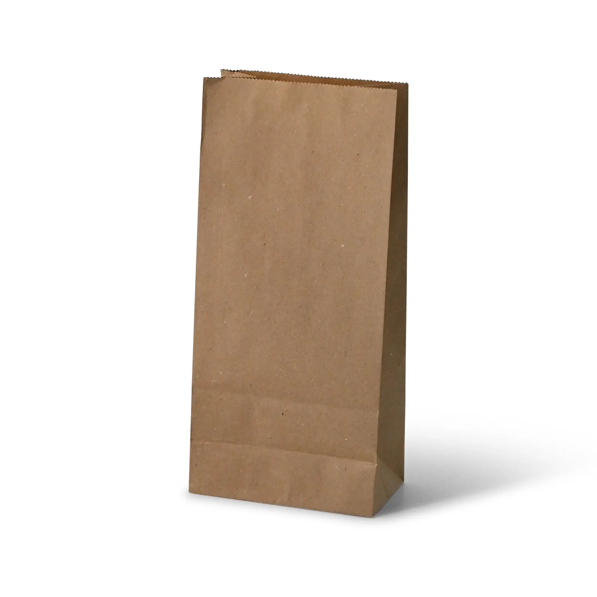 Block bottom-bags M, 11 x 6 x 23.5 cm, brown, kraft paper