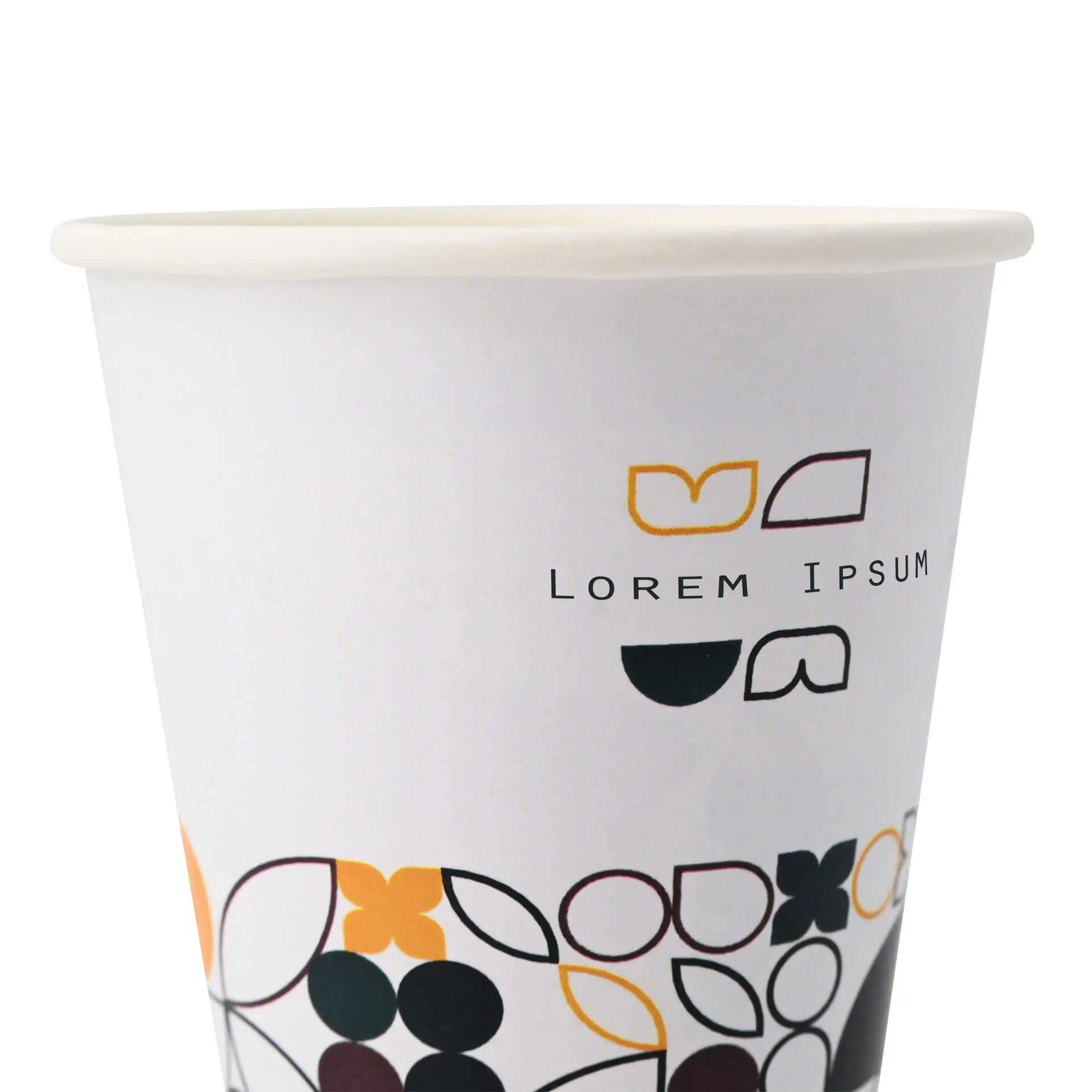 8 oz Paper Cup "Summer Day" single wall, customisable, matte