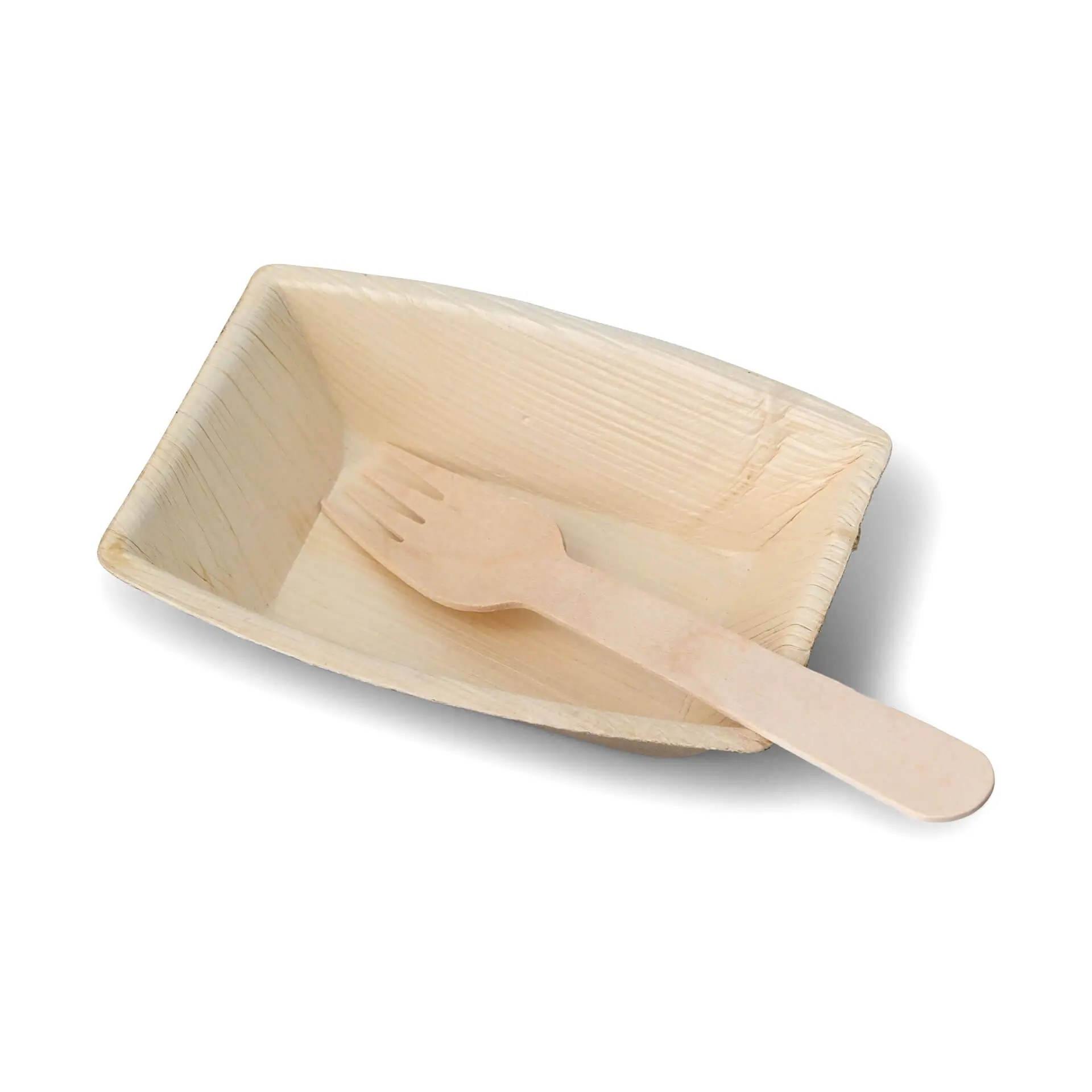 Palm Leaf Bowl "Palmware®" 200 ml, rectangular